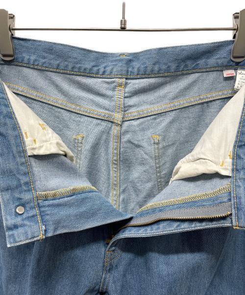 STEVEN ALAN（スティーブンアラン）STEVEN ALAN (スティーブンアラン) デニムパンツ　Hi/TWST DENIM 5P BAGGY TAPERED PANTS インディゴ サイズ:Lの古着・服飾アイテム
