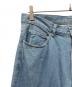 STEVEN ALAN (スティーブンアラン) デニムパンツ　Hi/TWST DENIM 5P BAGGY TAPERED PANTS インディゴ サイズ:L：5000円