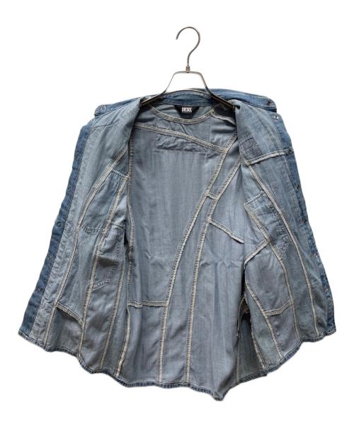 DIESEL（ディーゼル）DIESEL (ディーゼル) デニムシャツ インディゴ サイズ:XXSの古着・服飾アイテム