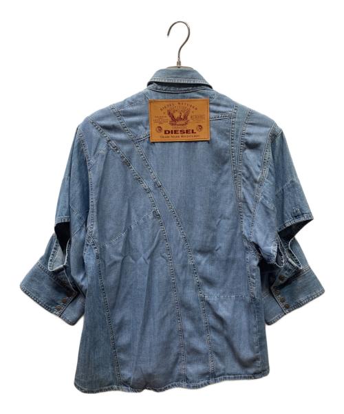 DIESEL（ディーゼル）DIESEL (ディーゼル) デニムシャツ インディゴ サイズ:XXSの古着・服飾アイテム