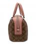 中古・古着 COACH (コーチ) 2WAYバッグ ベージュ×ピンク：18000円