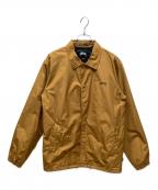stussyステューシー）の古着「Cruize Coach Jacket」｜オレンジ