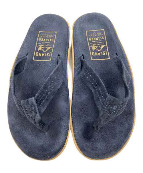 ISLAND SLIPPER（アイランドスリッパ）ISLAND SLIPPER (アイランドスリッパ) サンダル ネイビー サイズ:5の古着・服飾アイテム