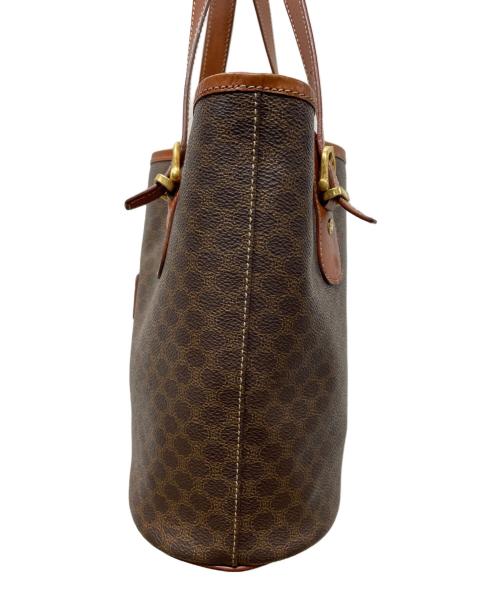 CELINE（セリーヌ）CELINE (セリーヌ) ハンドバッグ　マカダム柄 ブラウンの古着・服飾アイテム