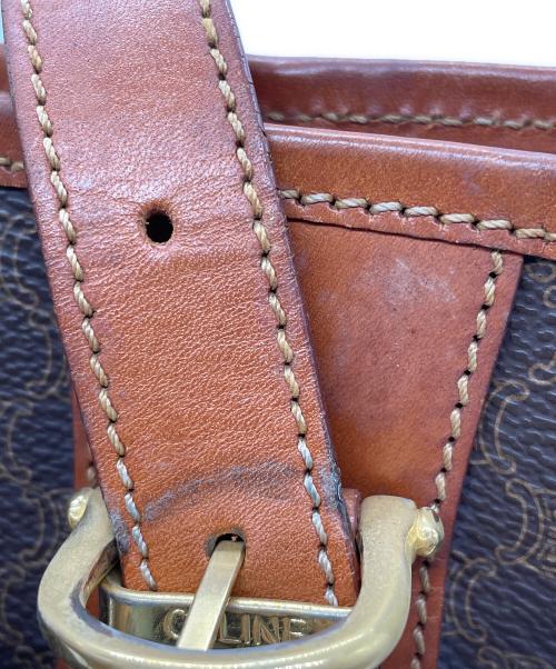 CELINE（セリーヌ）CELINE (セリーヌ) ハンドバッグ　マカダム柄 ブラウンの古着・服飾アイテム