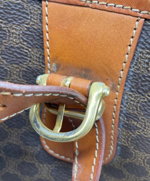 CELINE（セリーヌ）CELINE (セリーヌ) ハンドバッグ　マカダム柄 ブラウンの古着・服飾アイテム