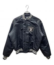 Chalk Line（チョークライン）の古着「スタジャン USA RAIDERS」｜ブラック