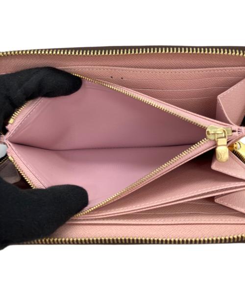 LOUIS VUITTON（ルイ ヴィトン）LOUIS VUITTON (ルイ ヴィトン) ジッピー ウォレット ローズ・バレリーヌ ブラウンの古着・服飾アイテム