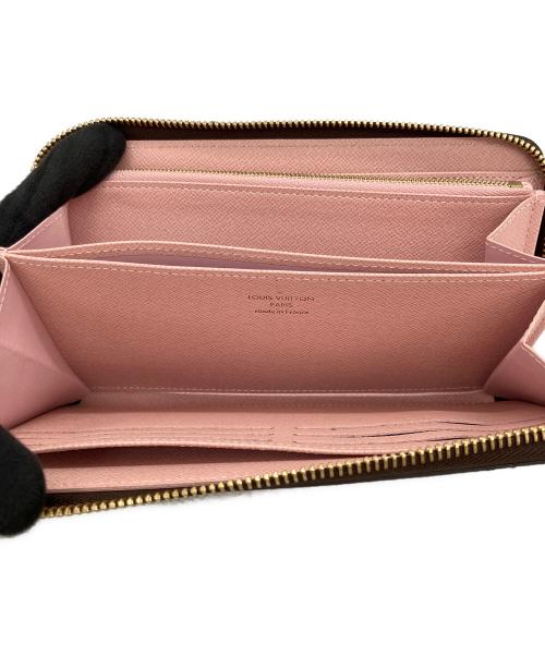 LOUIS VUITTON（ルイ ヴィトン）LOUIS VUITTON (ルイ ヴィトン) ジッピー ウォレット ローズ・バレリーヌ ブラウンの古着・服飾アイテム