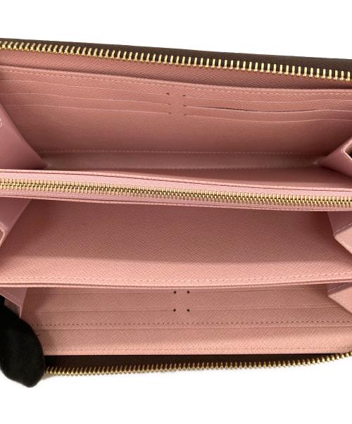 LOUIS VUITTON（ルイ ヴィトン）LOUIS VUITTON (ルイ ヴィトン) ジッピー ウォレット ローズ・バレリーヌ ブラウンの古着・服飾アイテム