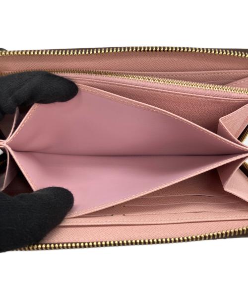 LOUIS VUITTON（ルイ ヴィトン）LOUIS VUITTON (ルイ ヴィトン) ジッピー ウォレット ローズ・バレリーヌ ブラウンの古着・服飾アイテム