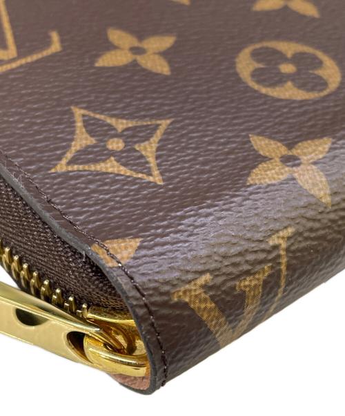LOUIS VUITTON（ルイ ヴィトン）LOUIS VUITTON (ルイ ヴィトン) ジッピー ウォレット ローズ・バレリーヌ ブラウンの古着・服飾アイテム