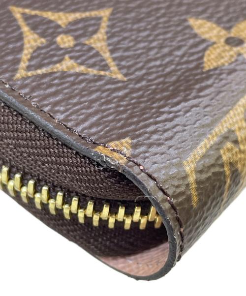 LOUIS VUITTON（ルイ ヴィトン）LOUIS VUITTON (ルイ ヴィトン) ジッピー ウォレット ローズ・バレリーヌ ブラウンの古着・服飾アイテム