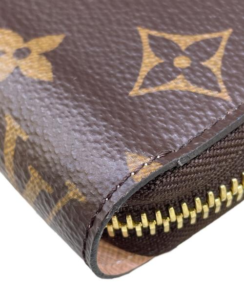 LOUIS VUITTON（ルイ ヴィトン）LOUIS VUITTON (ルイ ヴィトン) ジッピー ウォレット ローズ・バレリーヌ ブラウンの古着・服飾アイテム