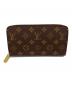LOUIS VUITTON（ルイ ヴィトン）の古着「ジッピー ウォレット ローズ・バレリーヌ」｜ブラウン