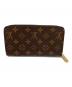 LOUIS VUITTON (ルイ ヴィトン) ジッピー ウォレット ローズ・バレリーヌ ブラウン：80000円