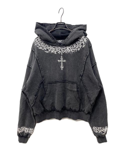 P.N UNDERGROUND（-）P.N UNDERGROUND (-) パーカー ブラック サイズ:46の古着・服飾アイテム