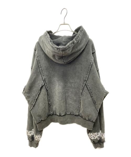 P.N UNDERGROUND（-）P.N UNDERGROUND (-) パーカー ブラック サイズ:46の古着・服飾アイテム
