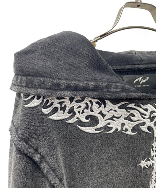 P.N UNDERGROUND（-）P.N UNDERGROUND (-) パーカー ブラック サイズ:46の古着・服飾アイテム