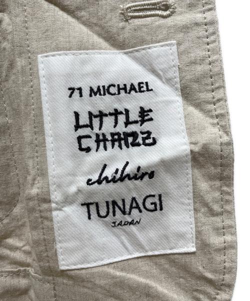 71 MICHAEL（ミシェル）71 MICHAEL (ミシェル) TUNAGI JAPAN エンプロイダリージャケット ベージュ サイズ:Mの古着・服飾アイテム