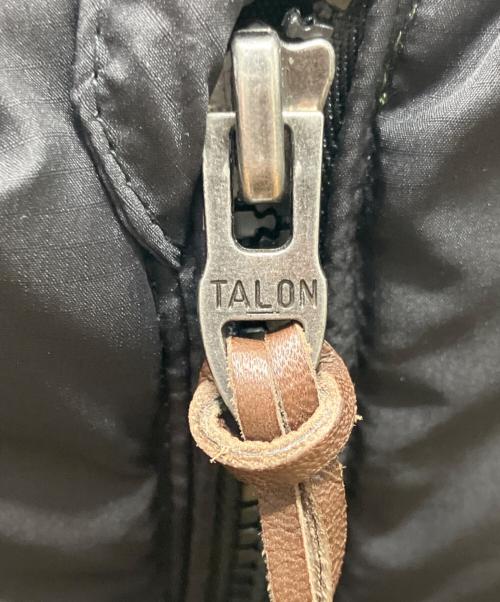 POLO RALPH LAUREN（ポロ・ラルフローレン）POLO RALPH LAUREN (ポロ・ラルフローレン) ダウンジャケット カーキ×ブラック サイズ:Mの古着・服飾アイテム