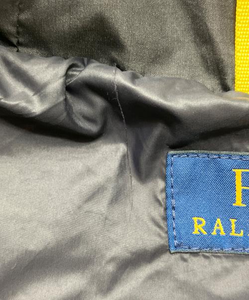 POLO RALPH LAUREN（ポロ・ラルフローレン）POLO RALPH LAUREN (ポロ・ラルフローレン) ダウンジャケット カーキ×ブラック サイズ:Mの古着・服飾アイテム