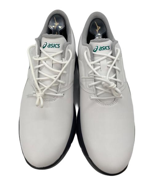 asics（アシックス）asics (アシックス) ゴルフシューズ ホワイト×グリーン サイズ:27の古着・服飾アイテム