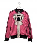 adidas Originals×JEREMY SCOTTアディダスオリジナル×ジェレミー スコット）の古着「トラックジャケット」｜ピンク