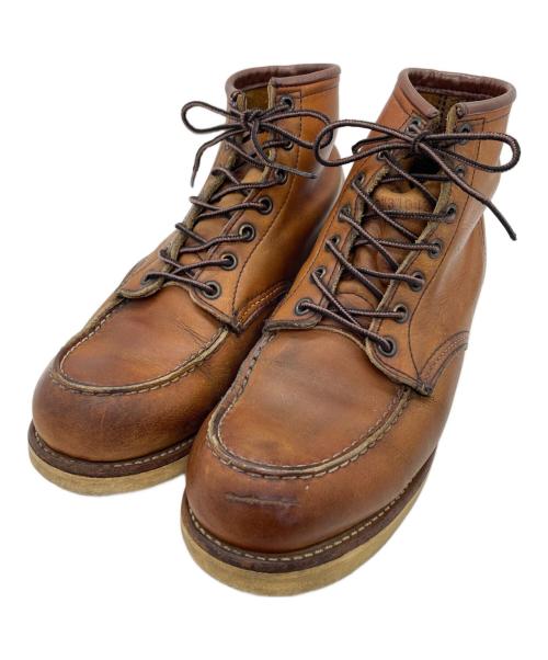 RED WING（レッドウィング）RED WING (レッドウィング) 6インチモックトゥブーツ ブラウン サイズ:8 1/2の古着・服飾アイテム