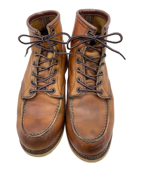 RED WING（レッドウィング）RED WING (レッドウィング) 6インチモックトゥブーツ ブラウン サイズ:8 1/2の古着・服飾アイテム