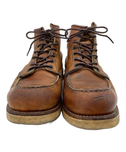 RED WING（レッドウィング）RED WING (レッドウィング) 6インチモックトゥブーツ ブラウン サイズ:8 1/2の古着・服飾アイテム