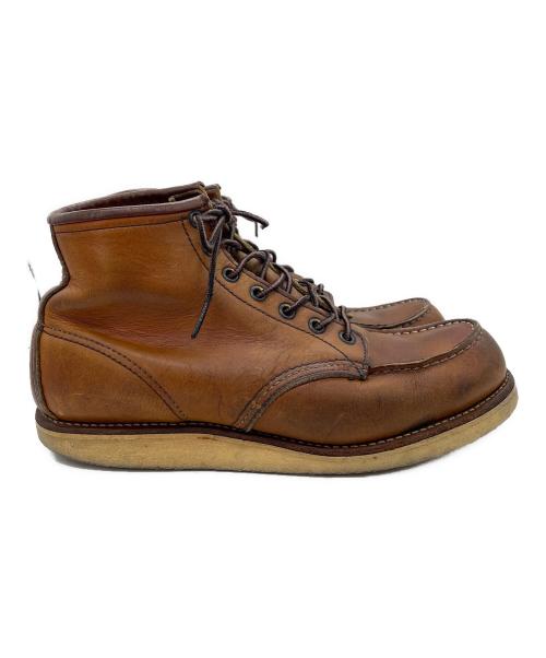 RED WING（レッドウィング）RED WING (レッドウィング) 6インチモックトゥブーツ ブラウン サイズ:8 1/2の古着・服飾アイテム