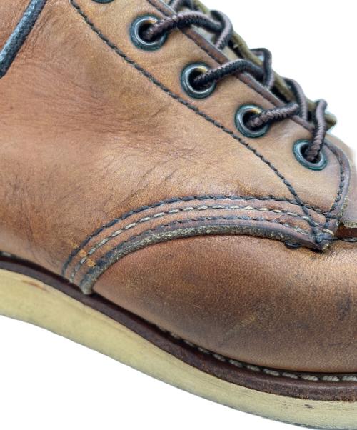 RED WING（レッドウィング）RED WING (レッドウィング) 6インチモックトゥブーツ ブラウン サイズ:8 1/2の古着・服飾アイテム