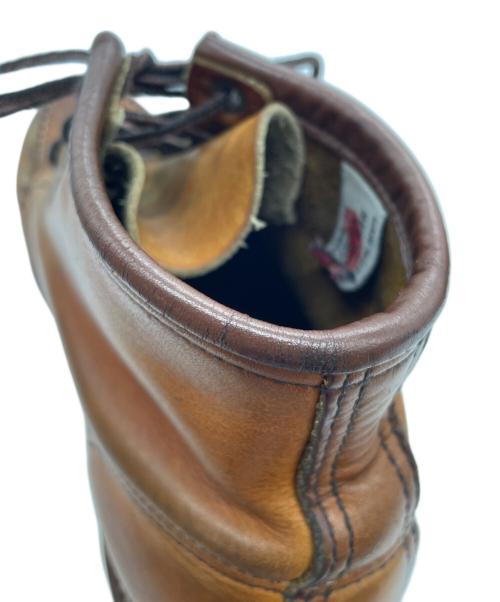 RED WING（レッドウィング）RED WING (レッドウィング) 6インチモックトゥブーツ ブラウン サイズ:8 1/2の古着・服飾アイテム