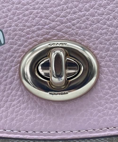 COACH（コーチ）COACH (コーチ) Disney (ディズニー) シグネチャー 2WAYバッグ  ピンクの古着・服飾アイテム