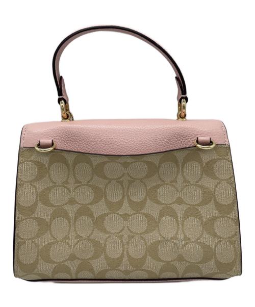 COACH（コーチ）COACH (コーチ) Disney (ディズニー) シグネチャー 2WAYバッグ  ピンクの古着・服飾アイテム