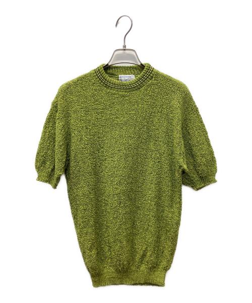 TOWN CRAFT（タウンクラフト）TOWN CRAFT (タウンクラフト) penneys (ペニーズ) 半袖ニット グリーン サイズ:Ｌの古着・服飾アイテム