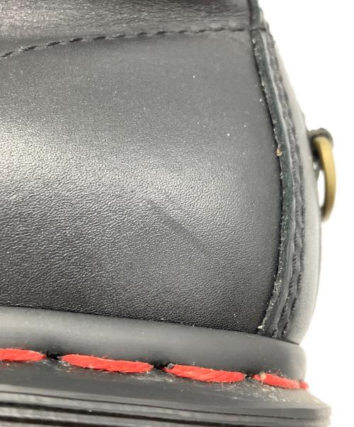 Dr.Martens（ドクターマーチン）Dr.Martens (ドクターマーチン) ショートブーツ YEAR OF THE RABBIT ブラック×レッド サイズ:23.5の古着・服飾アイテム