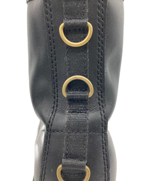 Dr.Martens（ドクターマーチン）Dr.Martens (ドクターマーチン) ショートブーツ YEAR OF THE RABBIT ブラック×レッド サイズ:23.5の古着・服飾アイテム