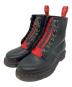 Dr.Martens（ドクターマーチン）の古着「ショートブーツ YEAR OF THE RABBIT」｜ブラック×レッド