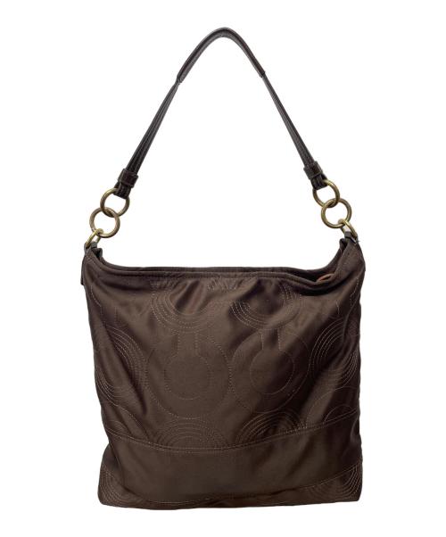 COACH（コーチ）COACH (コーチ) ワンショルダーバッグ ブラウンの古着・服飾アイテム