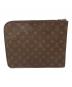 LOUIS VUITTON (ルイ ヴィトン) ポッシュ・ドキュマン ブラウン：25000円
