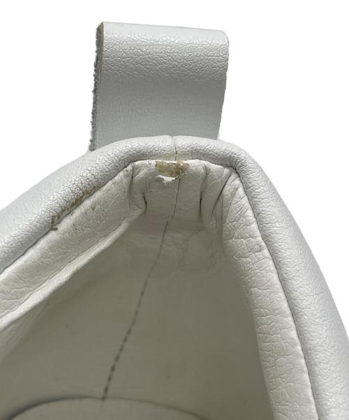 BEARDSLEY（ビアズリー）BEARDSLEY (ビアズリー) レザースリッポン ホワイト サイズ:24の古着・服飾アイテム