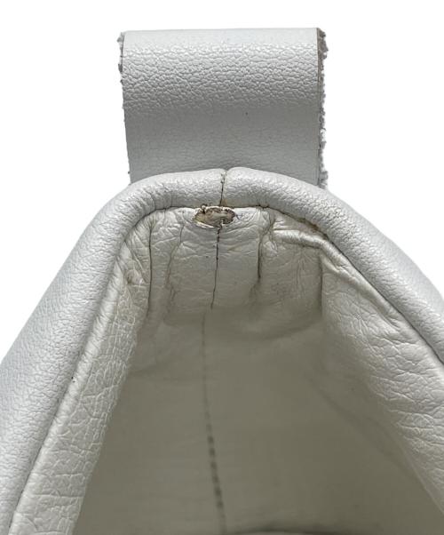 BEARDSLEY（ビアズリー）BEARDSLEY (ビアズリー) レザースリッポン ホワイト サイズ:24の古着・服飾アイテム