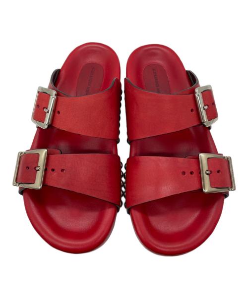 ALEXANDER McQUEEN（アレキサンダーマックイーン）ALEXANDER McQUEEN (アレキサンダーマックイーン) サンダル レッド サイズ:42の古着・服飾アイテム