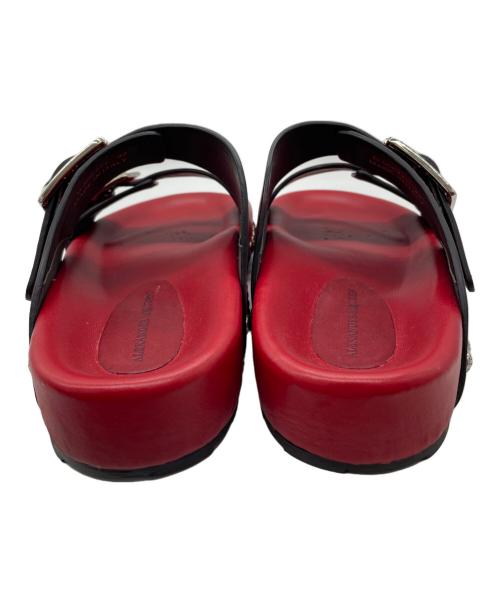ALEXANDER McQUEEN（アレキサンダーマックイーン）ALEXANDER McQUEEN (アレキサンダーマックイーン) サンダル レッド サイズ:42の古着・服飾アイテム