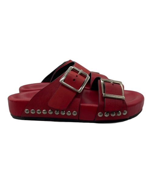 ALEXANDER McQUEEN（アレキサンダーマックイーン）ALEXANDER McQUEEN (アレキサンダーマックイーン) サンダル レッド サイズ:42の古着・服飾アイテム