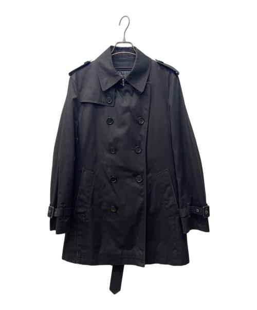 BURBERRY BLACK LABEL（バーバリーブラックレーベル）BURBERRY BLACK LABEL (バーバリーブラックレーベル) トレンチコート ブラック サイズ:Mの古着・服飾アイテム