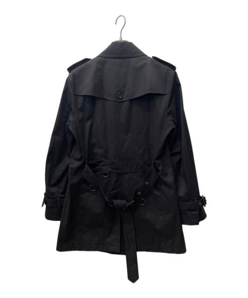 BURBERRY BLACK LABEL（バーバリーブラックレーベル）BURBERRY BLACK LABEL (バーバリーブラックレーベル) トレンチコート ブラック サイズ:Mの古着・服飾アイテム