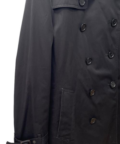 BURBERRY BLACK LABEL（バーバリーブラックレーベル）BURBERRY BLACK LABEL (バーバリーブラックレーベル) トレンチコート ブラック サイズ:Mの古着・服飾アイテム
